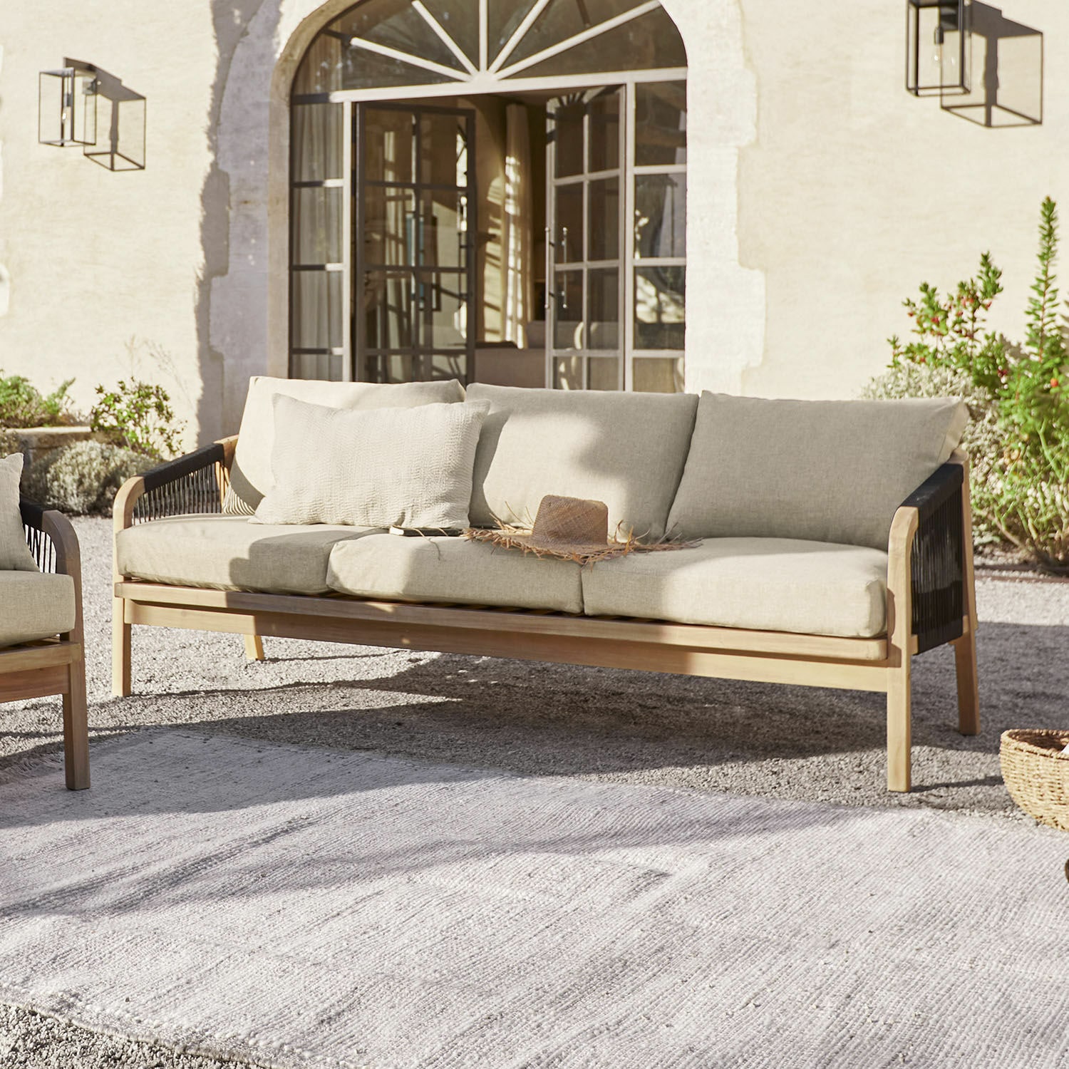 Sofa FSC®-100% Shreveport braun/beige