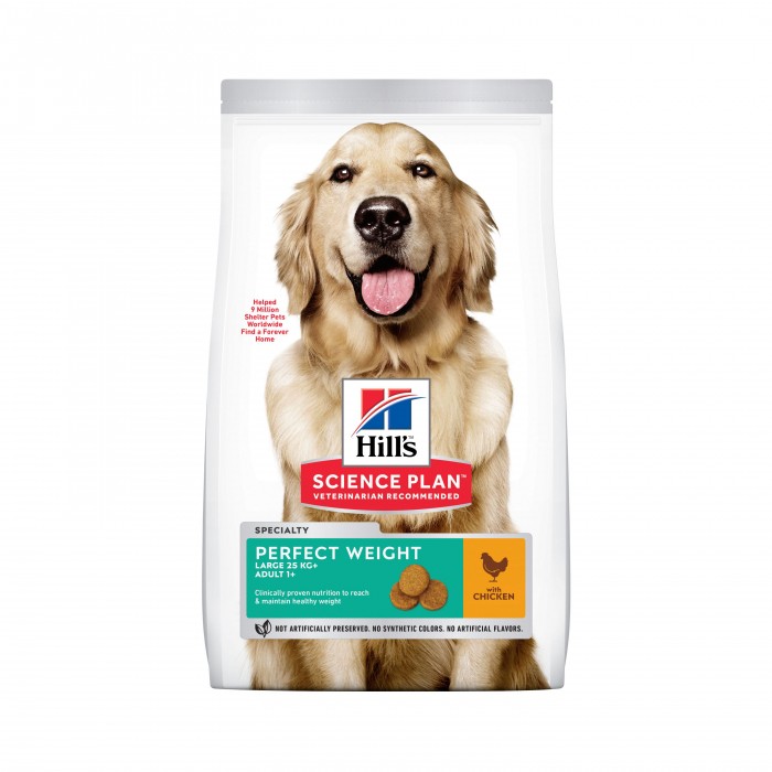 HILL'S Science Plan Perfect Weight Large Adult au Poulet - Croquettes pour chien
