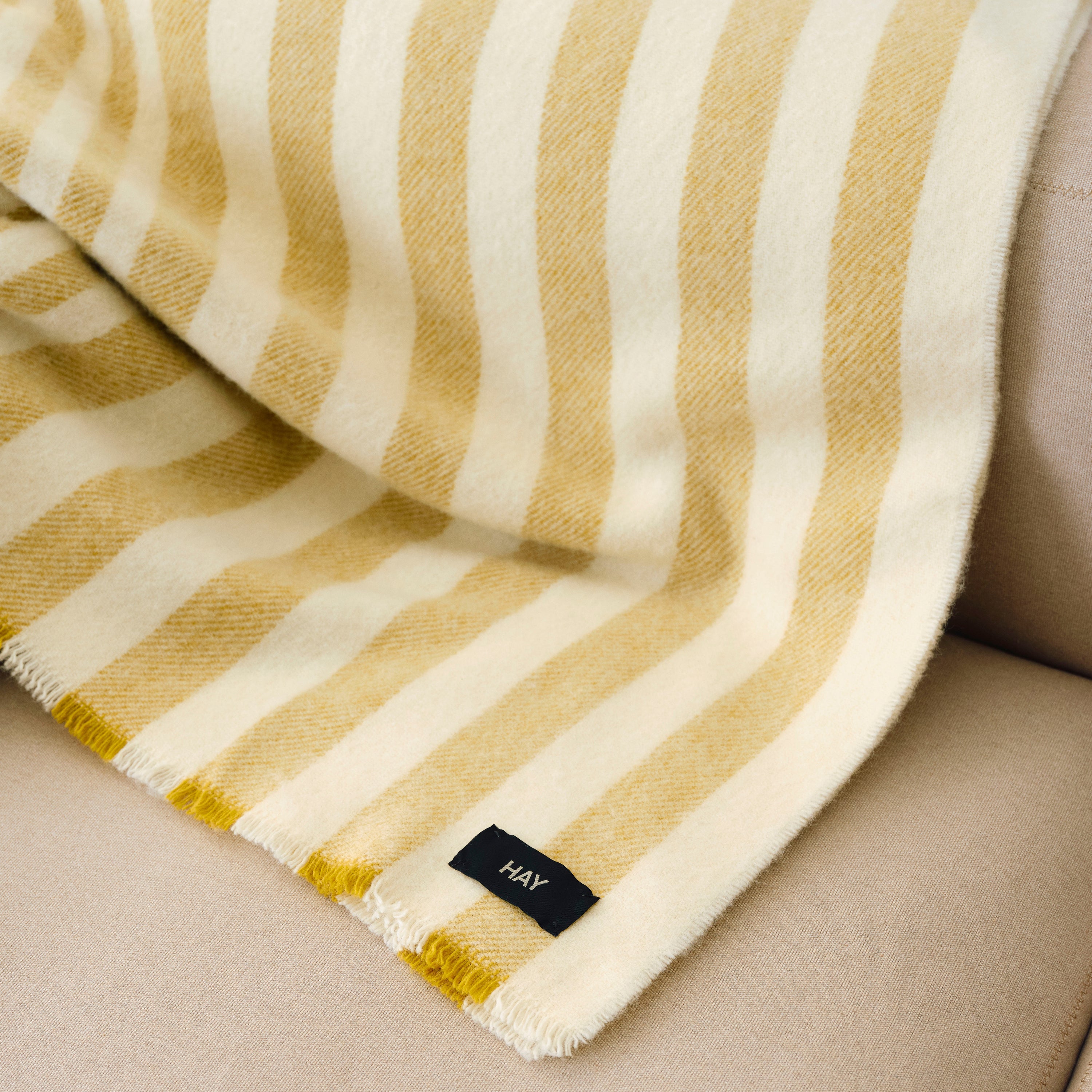 HAY Duo Throw Plaid - CrÃ¨me