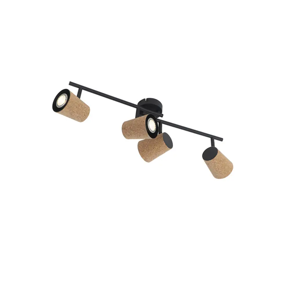 Qazqa opbouwspots corky beige gu10