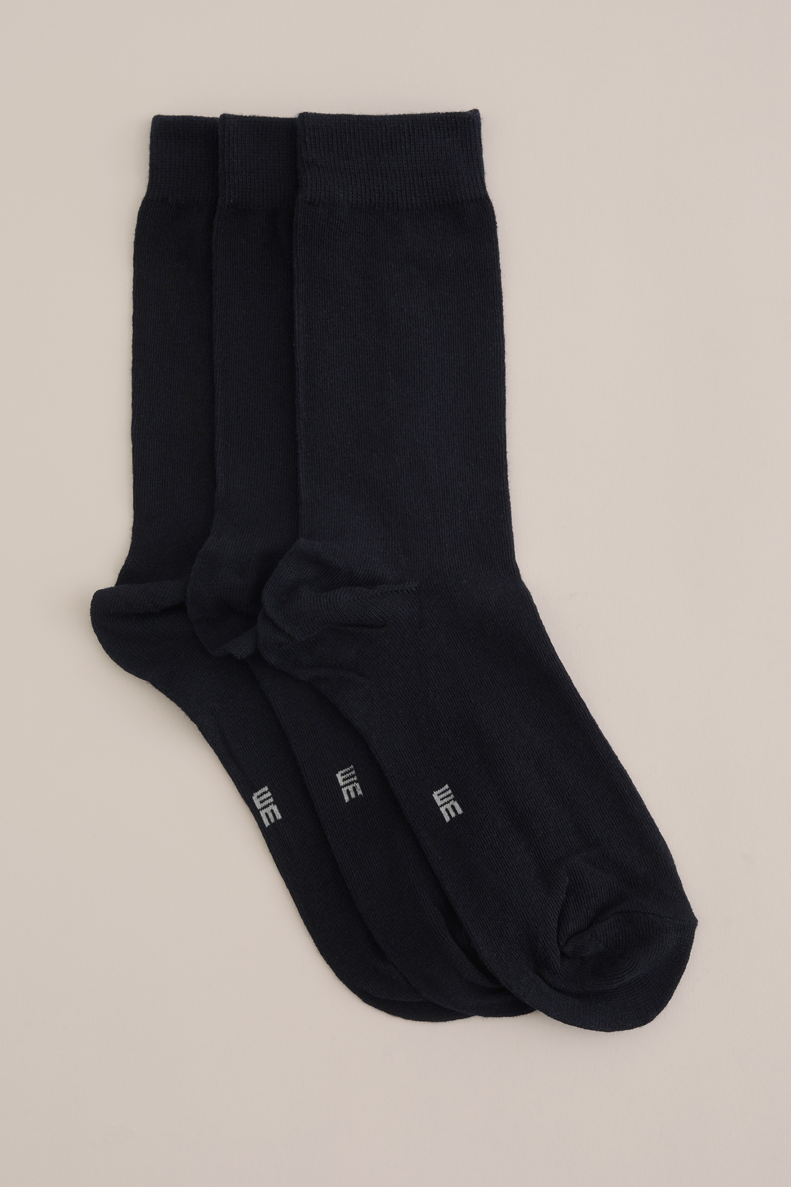 sokken, 3-pack WE Fashion Marineblauw