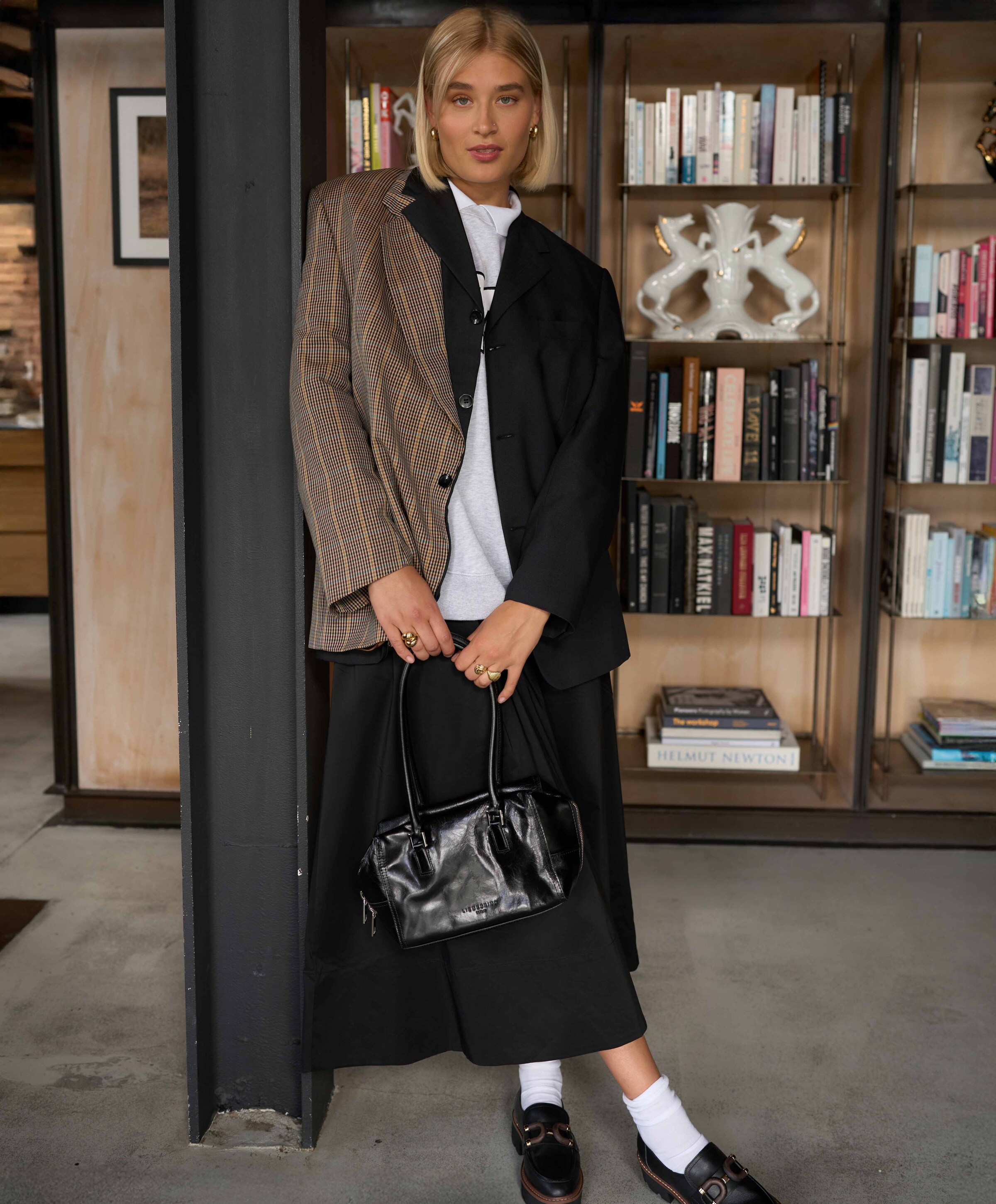 Neo Noir Dames rok zwart