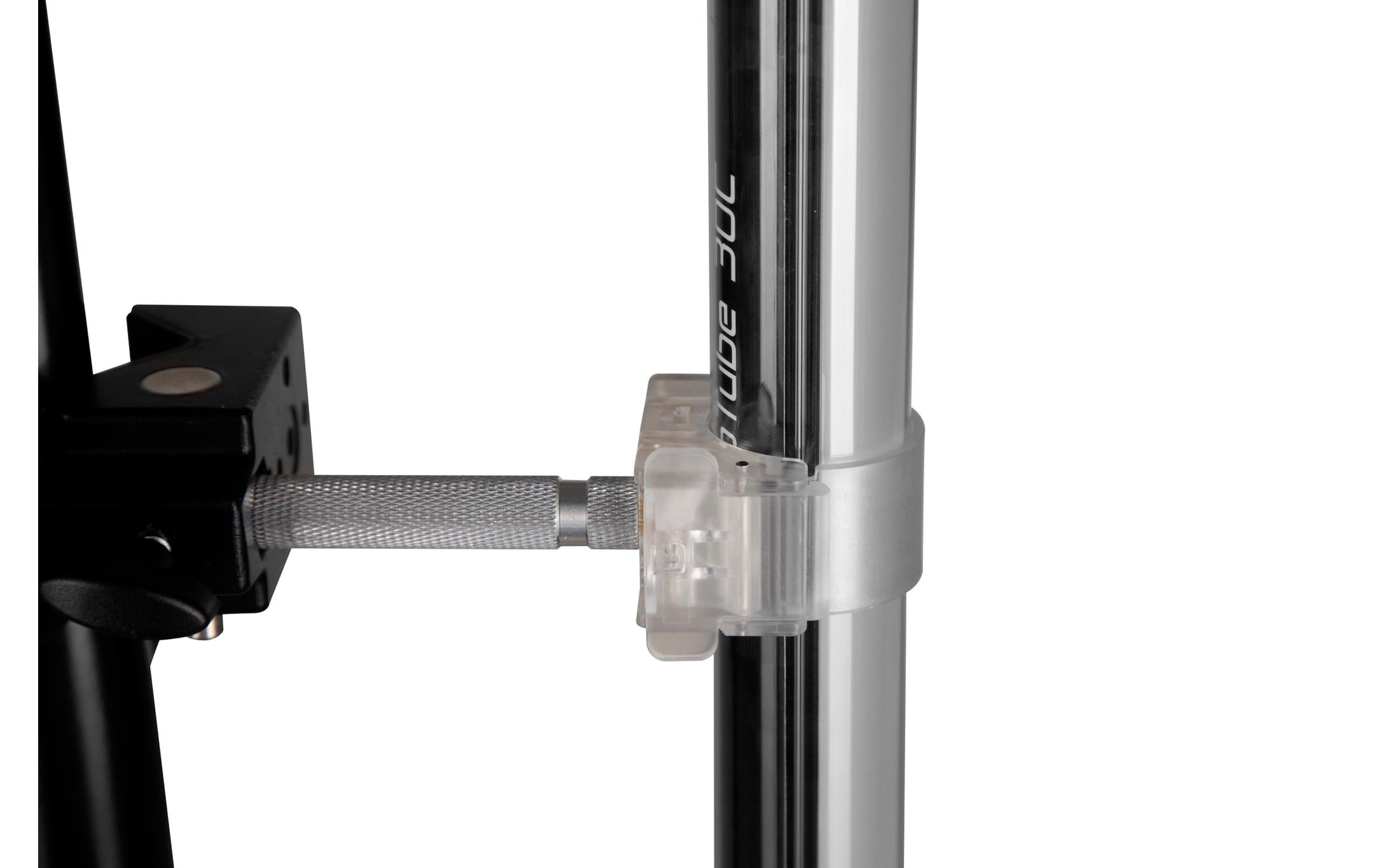 Halterung HD-T12-1-CPT12 Halterung transparent mit 16 mm Zapfen