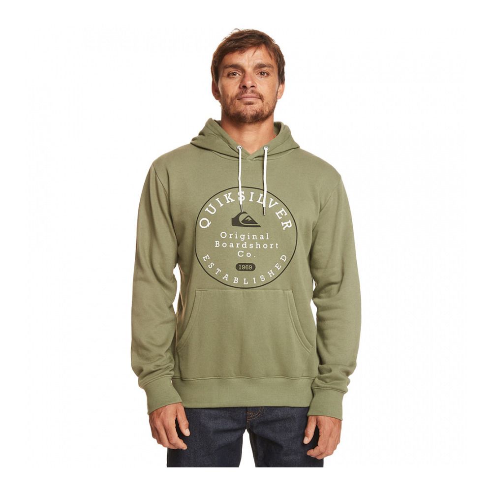 Quiksilver CIRCLE TRIM - Sweat Homme four leaf clover