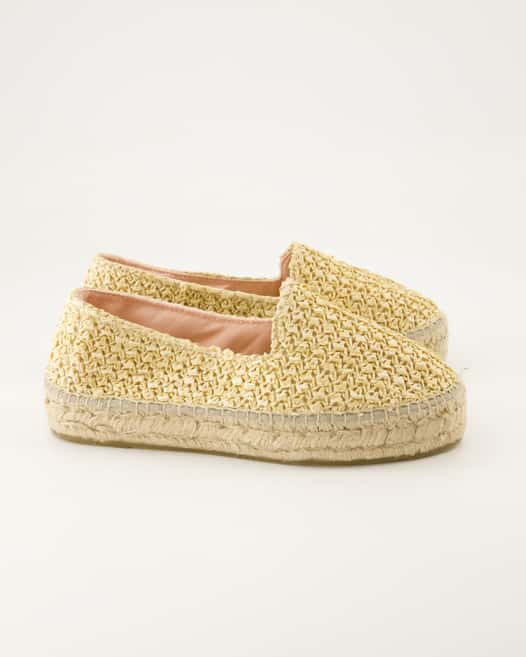 Manebi Yucatan Espadrilles in Beige