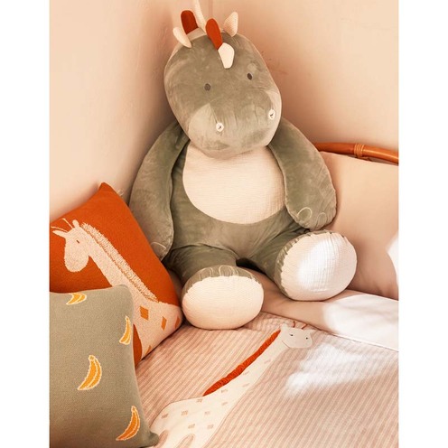 Stegi dino peluche large Veloudoux - NOUKIE 'S