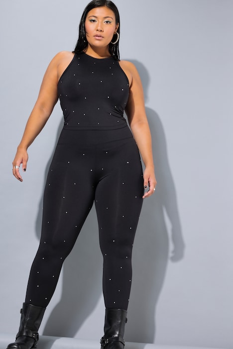 Leggings, Tight Shape, Glitzersteinchen