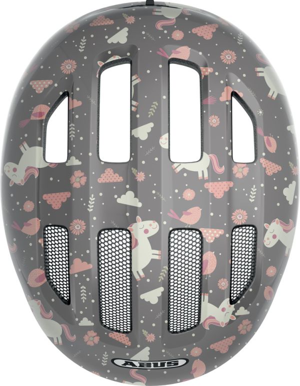 Abus Smiley 3.0 Cykelhjelm, Grey Horse Shiny