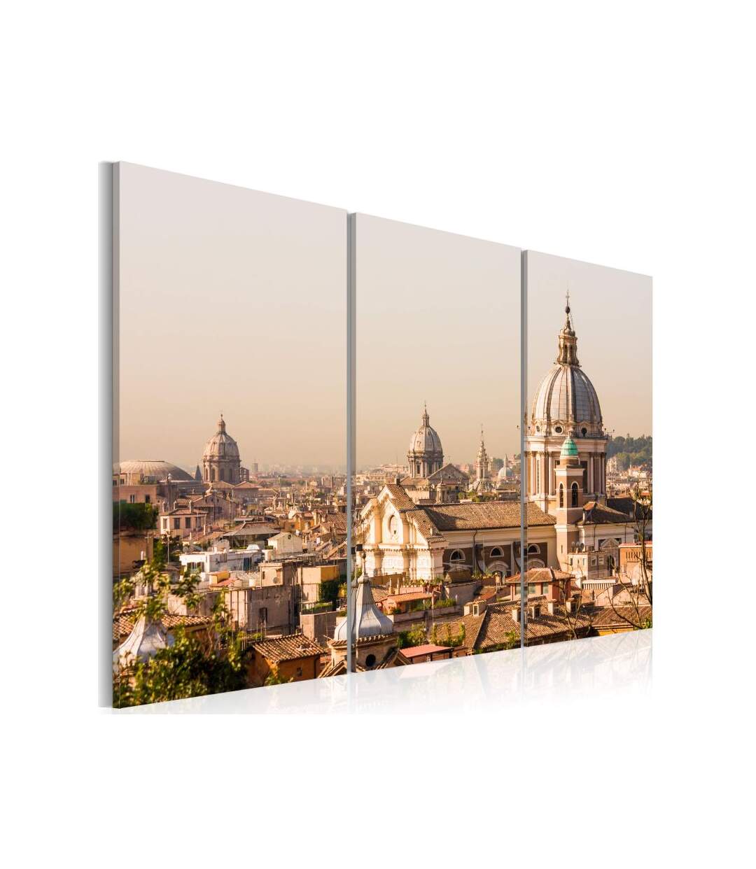 Paris Prix - Tableau au Dessus Des Toits De La Ville Eternelle 40x60cm
