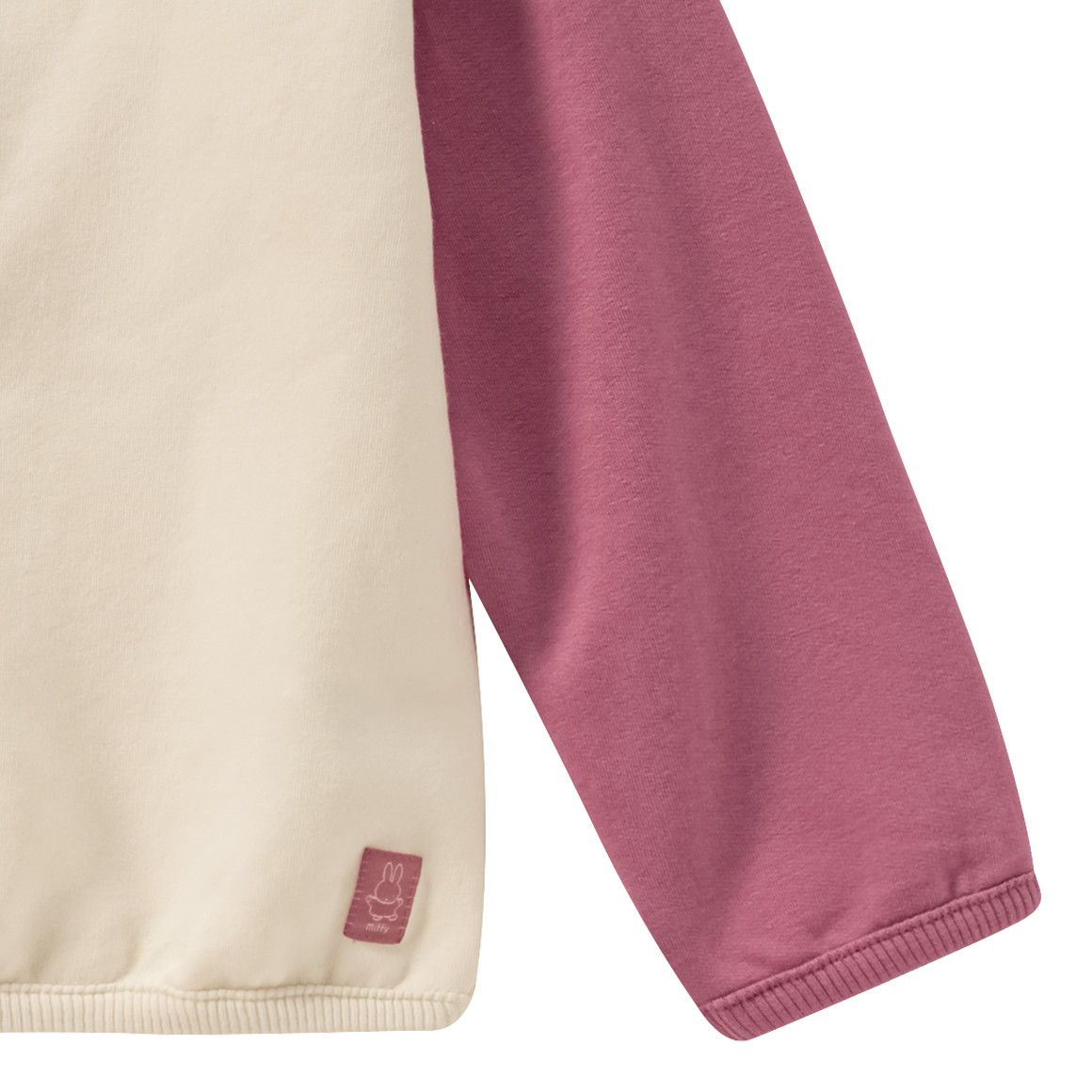 Topomini Miffy Langarmshirt mit Print creme / rosa / dunkelrosa