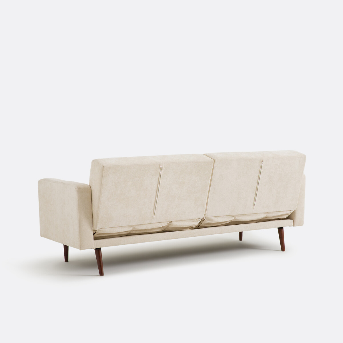LA REDOUTE INTERIEURS<br>Sofá cama de 3 lugares, chenille, Tuske