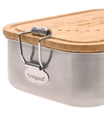 L?ssig Madkasse - Stainless Steel/Bamboo Adventure