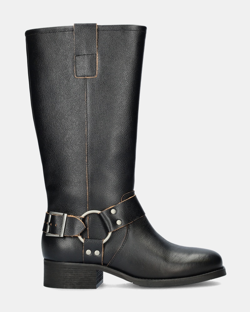 Nelson Bikerboots  - zwart