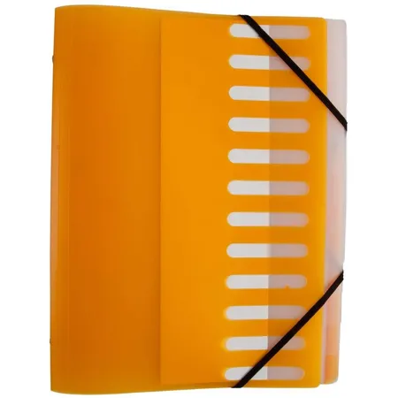 Idena Ordnungsmappe f.A4 12 Taben m.Index, orange