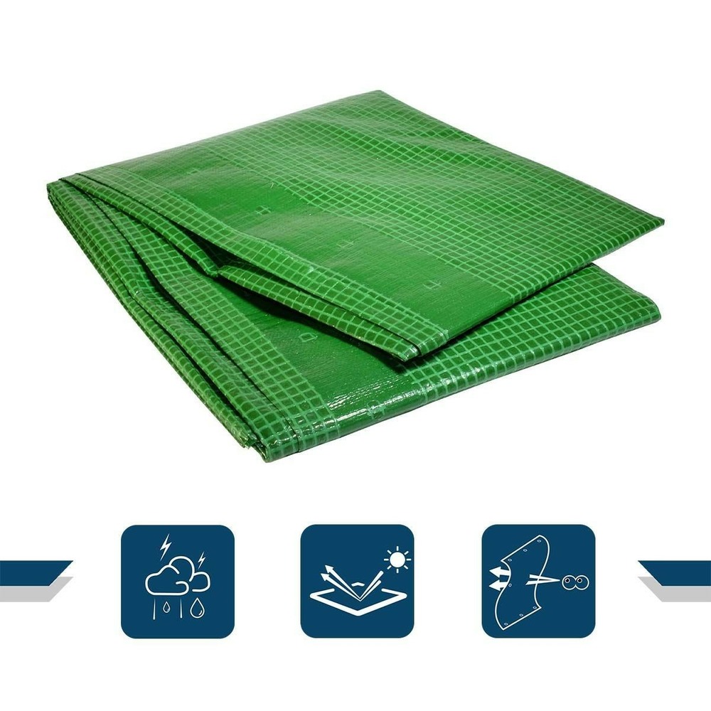 Bâche bois 3x4 m - tecplast 170bo - bâche armée verte imperméable