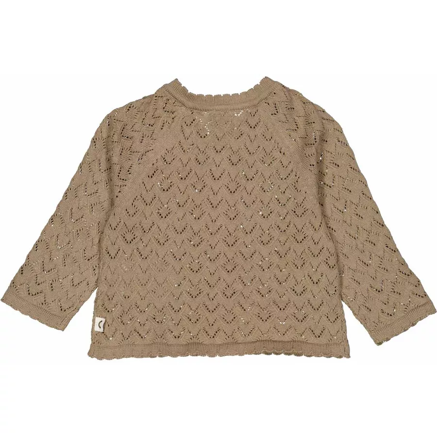 Müsli Babystrickjacke Cashew
