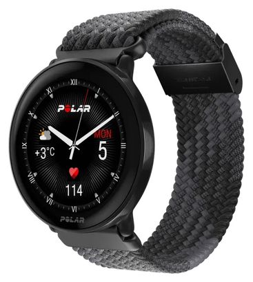 Montre GPS Polar Ignite 3 Noir avec Bracelet en Fibres Tressées