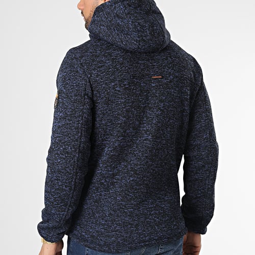 Veste Zippée Capuche Leniency Bleu Marine