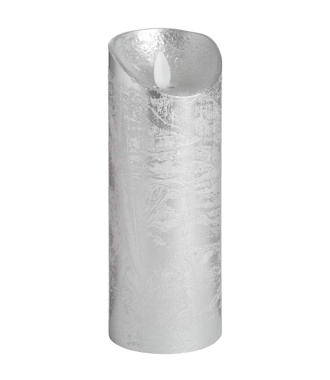 Hill Interiors - Bougie électrique FLICKERING FLAME (Argenté) (20,32 cm x 7,62 cm) - UTHI2360