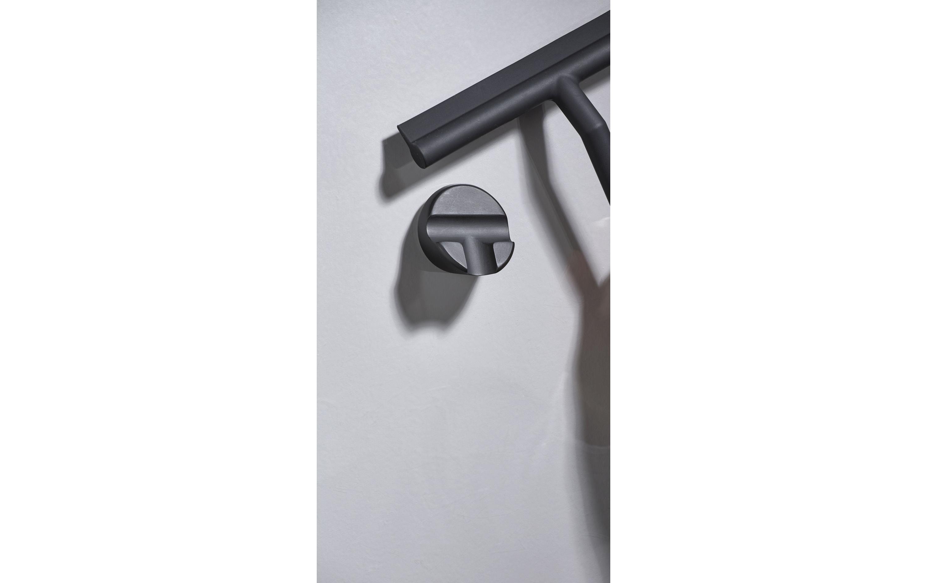 Duschabzieher Wiper SchwarzStylischer Duschschaber mit Halterung