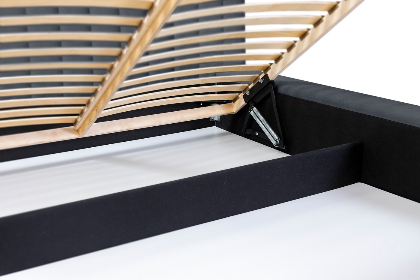 Trae Mobler Como 180 x 200 cm Gestoffeerd Bed Donkerblauw