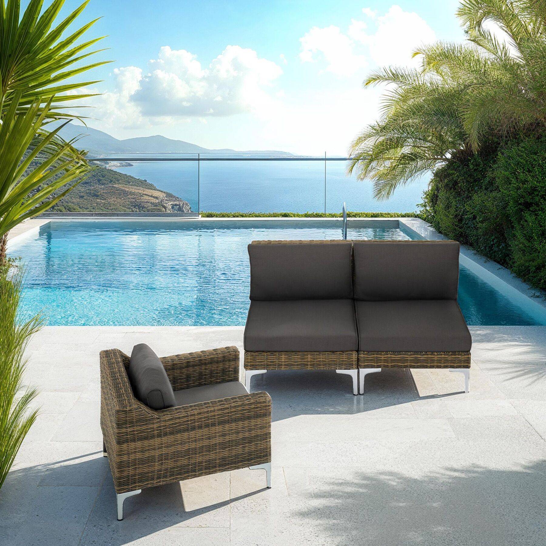 Modulares Rattanset Villanova