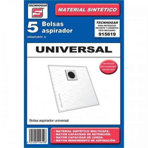 Sacos universais para aspirador de pó Tecnhogar