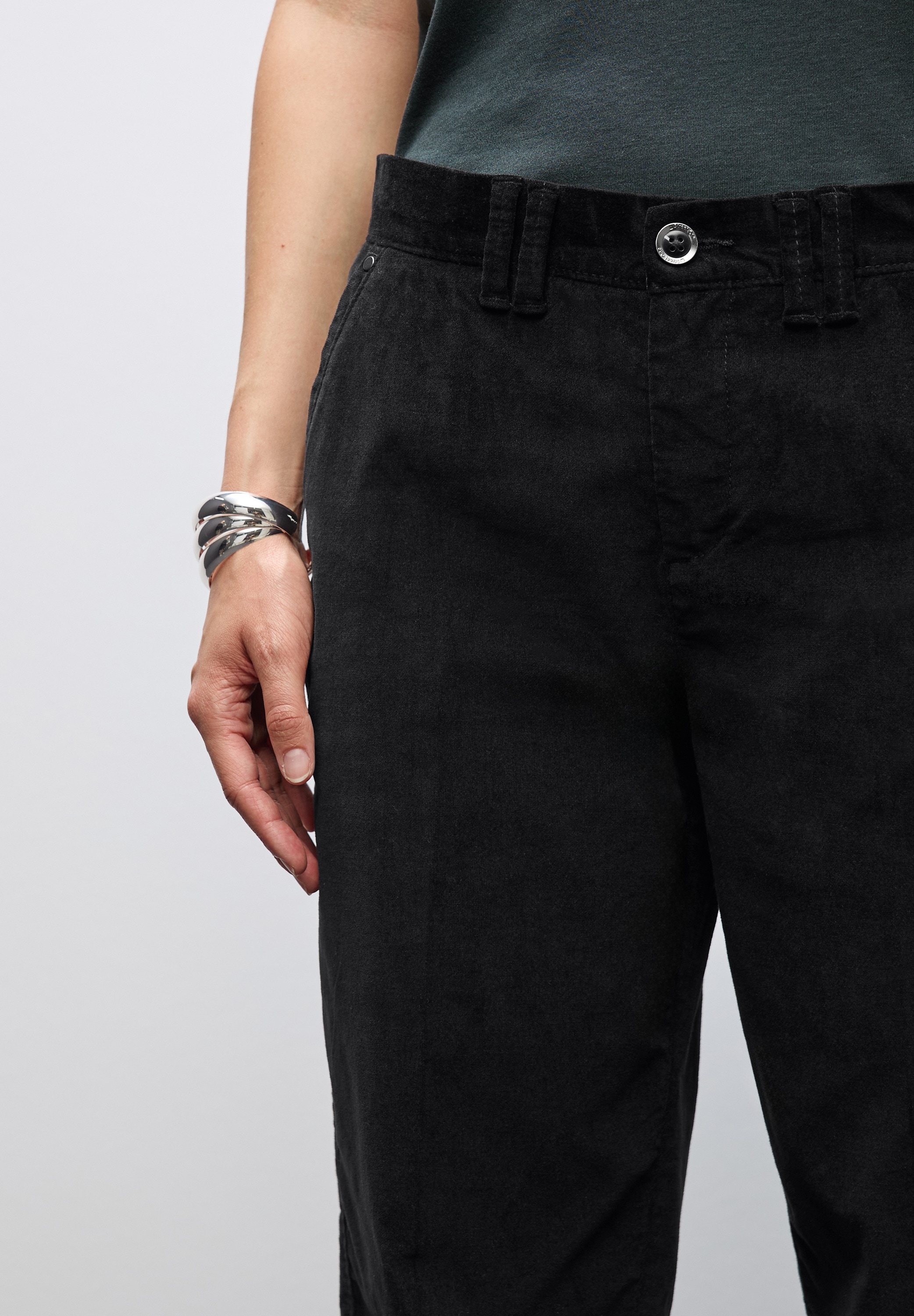 STREET ONE Chinohose »Velvet«  mit Taschen