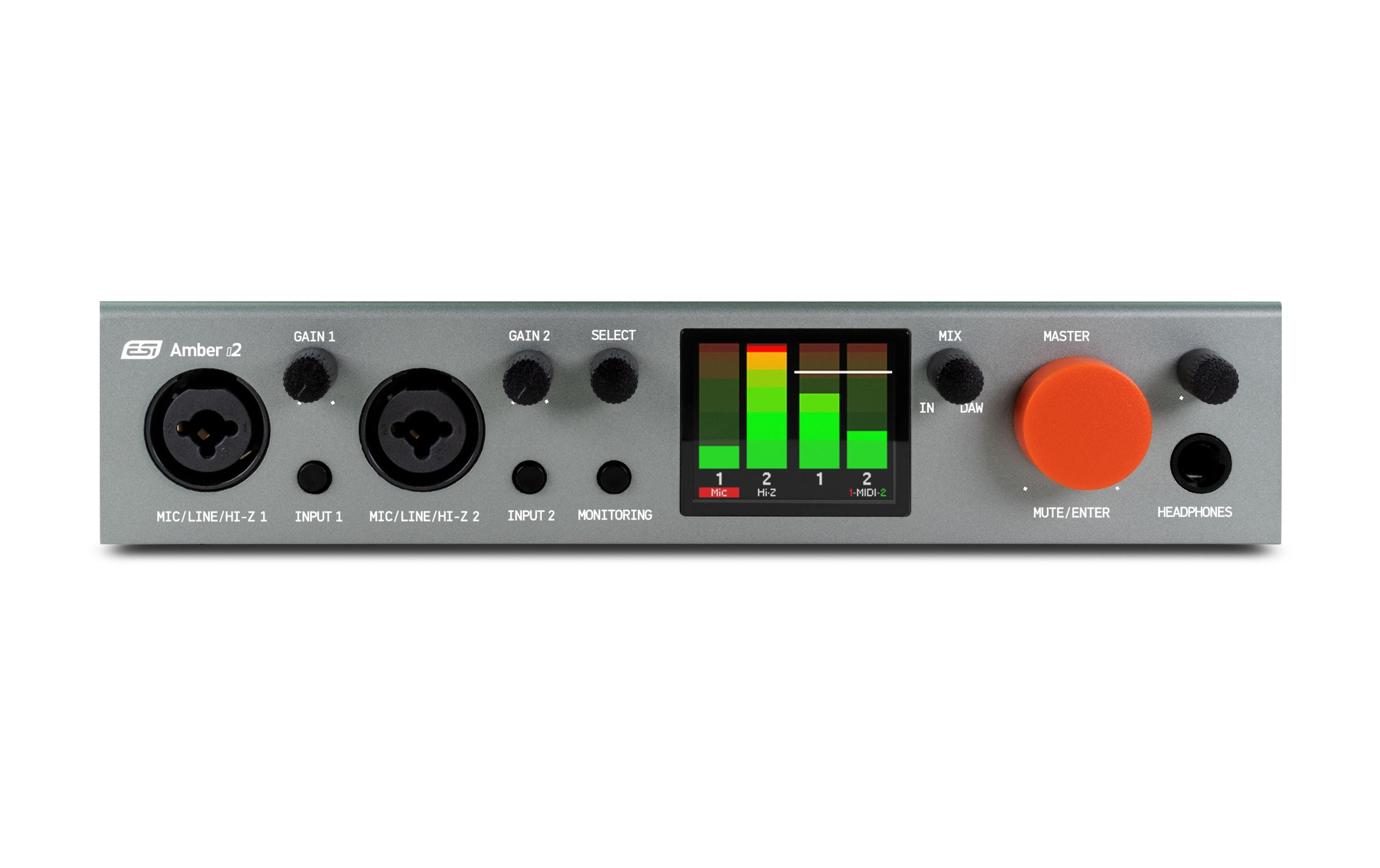 Audio Interface Amber i2<br>Kompaktes 2 x 2 USB-C Audio-Interface