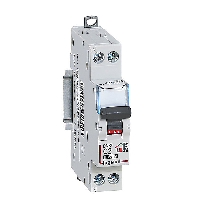 Disjoncteur Phase + neutre 2A Legrand