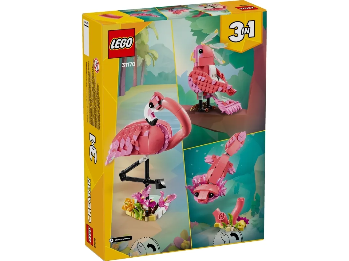 LEGO Creator 31170 Vilde dyr: Pink flamingo