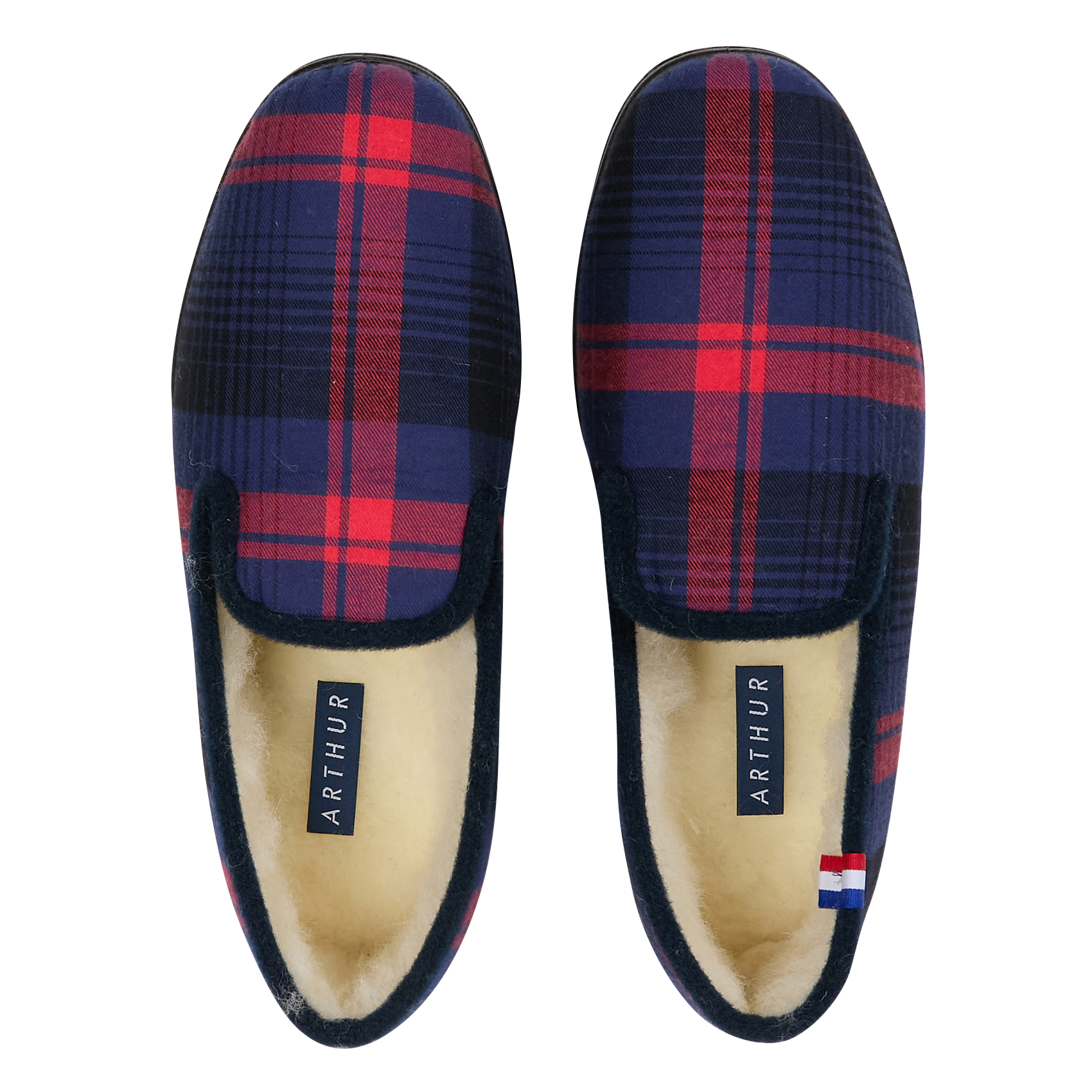 Chaussons imprimés | Bleu