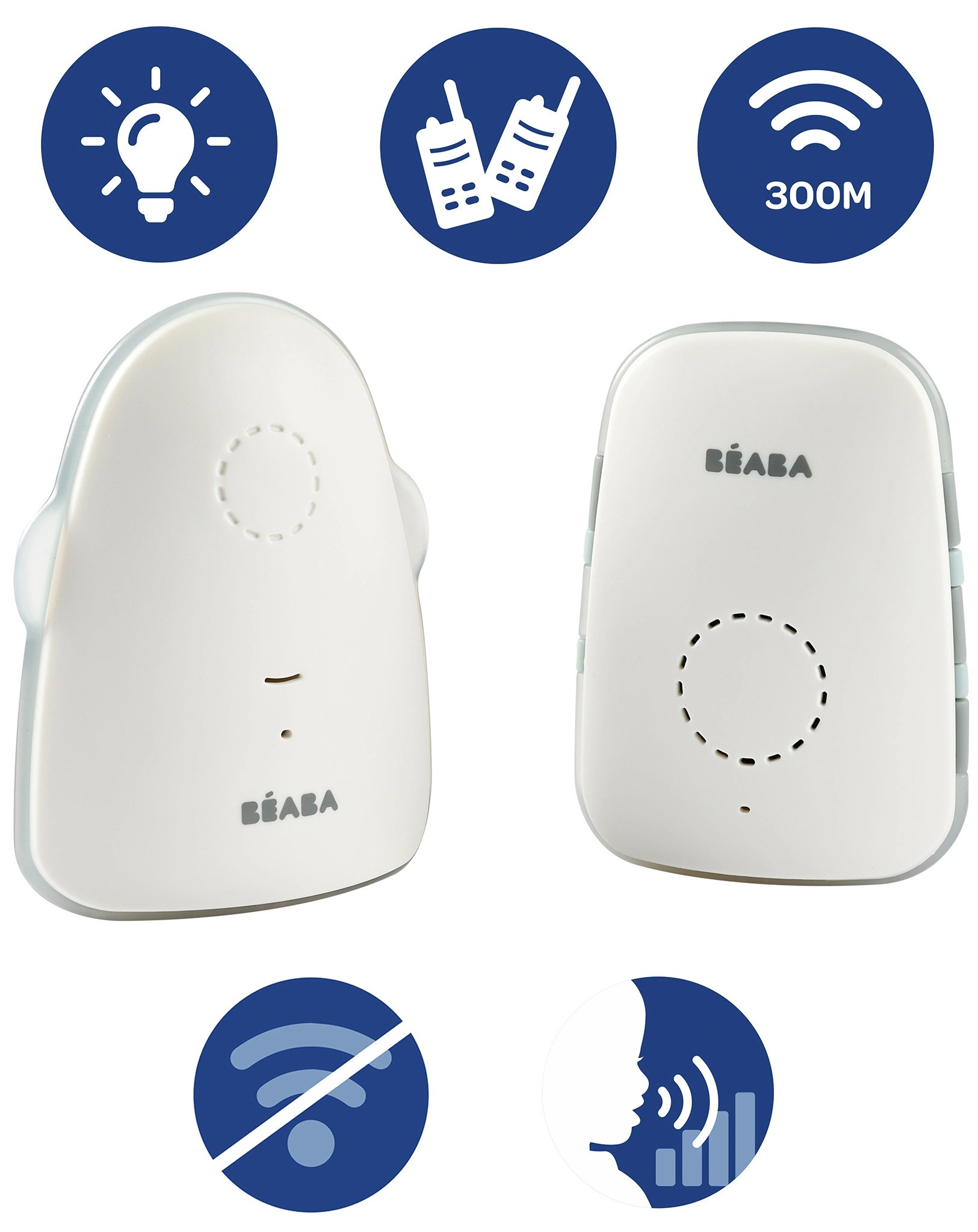 Babymonitor AUDIO SIMPLY ZEN  in weiß