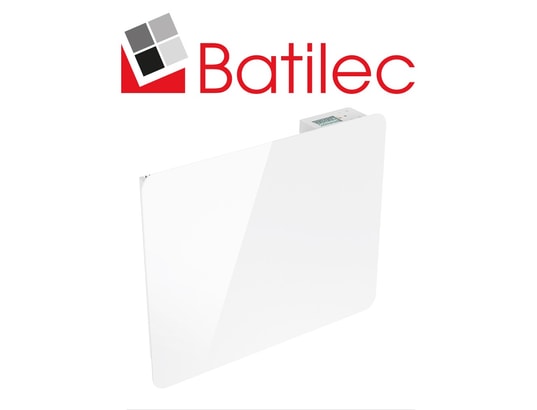 BATILEC - Radiateur inertie Radiateur électrique leona verre 1000w blanc