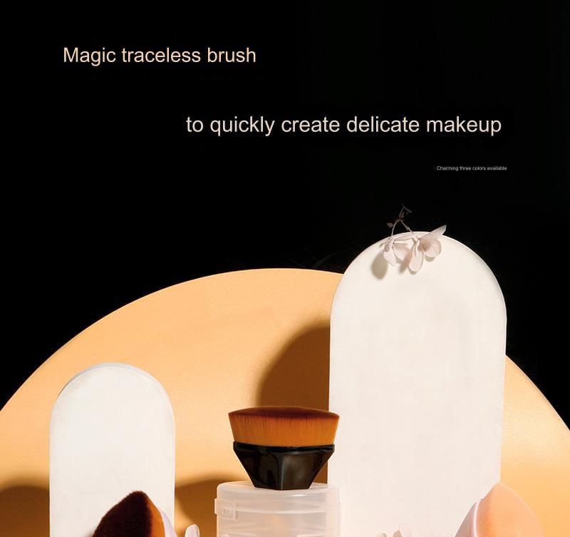 Beautrend - Set: Schuine foundationkwast + Kabuki-kwast + Makeup Beauty Sponge Blender + Concealerkwast