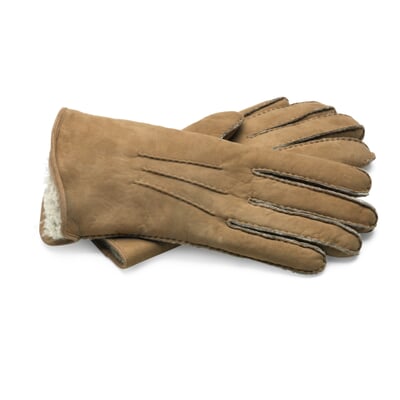 Herrenhandschuh Curleylammfell, Natur