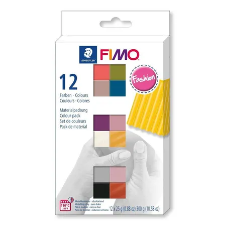 STAEDTLER® FIMO® soft Materialpackung mit 12 sortierten Farben