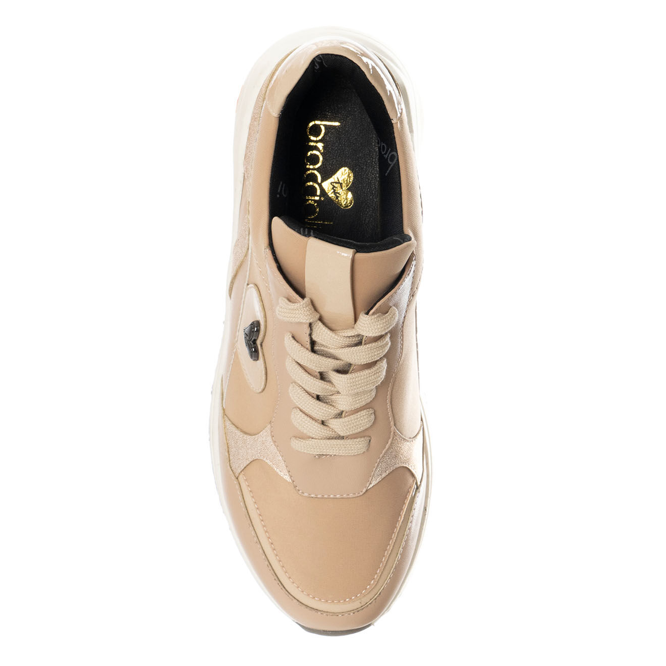 Tua By Braccialini Sneakers en Cuir Eliz beiges