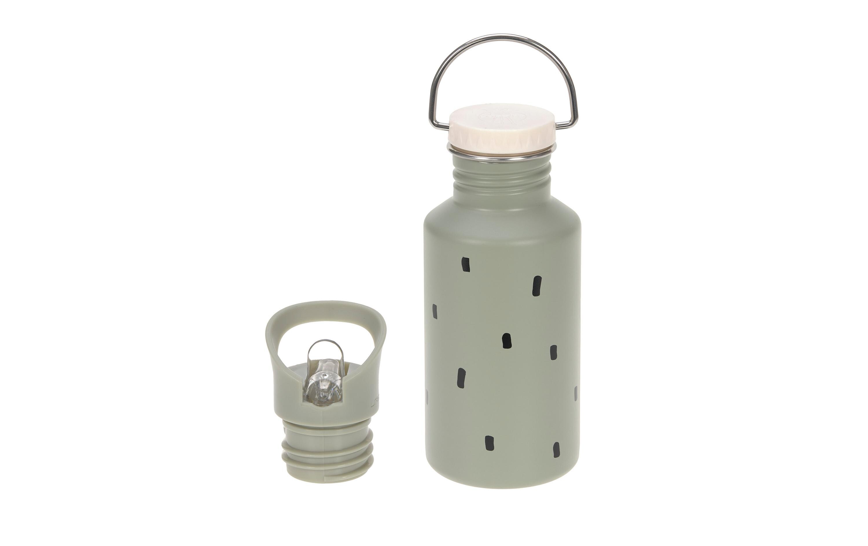 Edelstahlflasche Happy Prints Light Olive 500 mlBaby-Trinkflasche