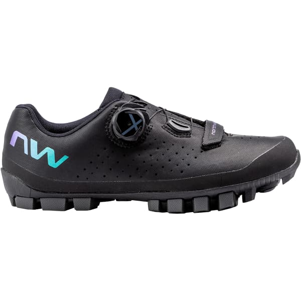 Chaussure VTT automatique NORTHWAVE HAMMER PLUS W BLACK/IRIDESCENT