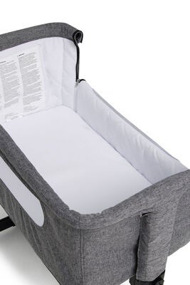 Moweo RIVER Mini Bedside Crib, Mørkegrå