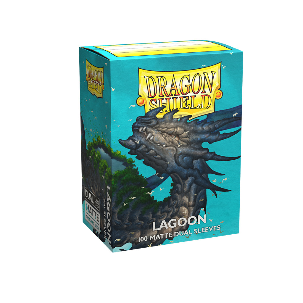 100 Dragon Shield Dual Matte - Lagoon