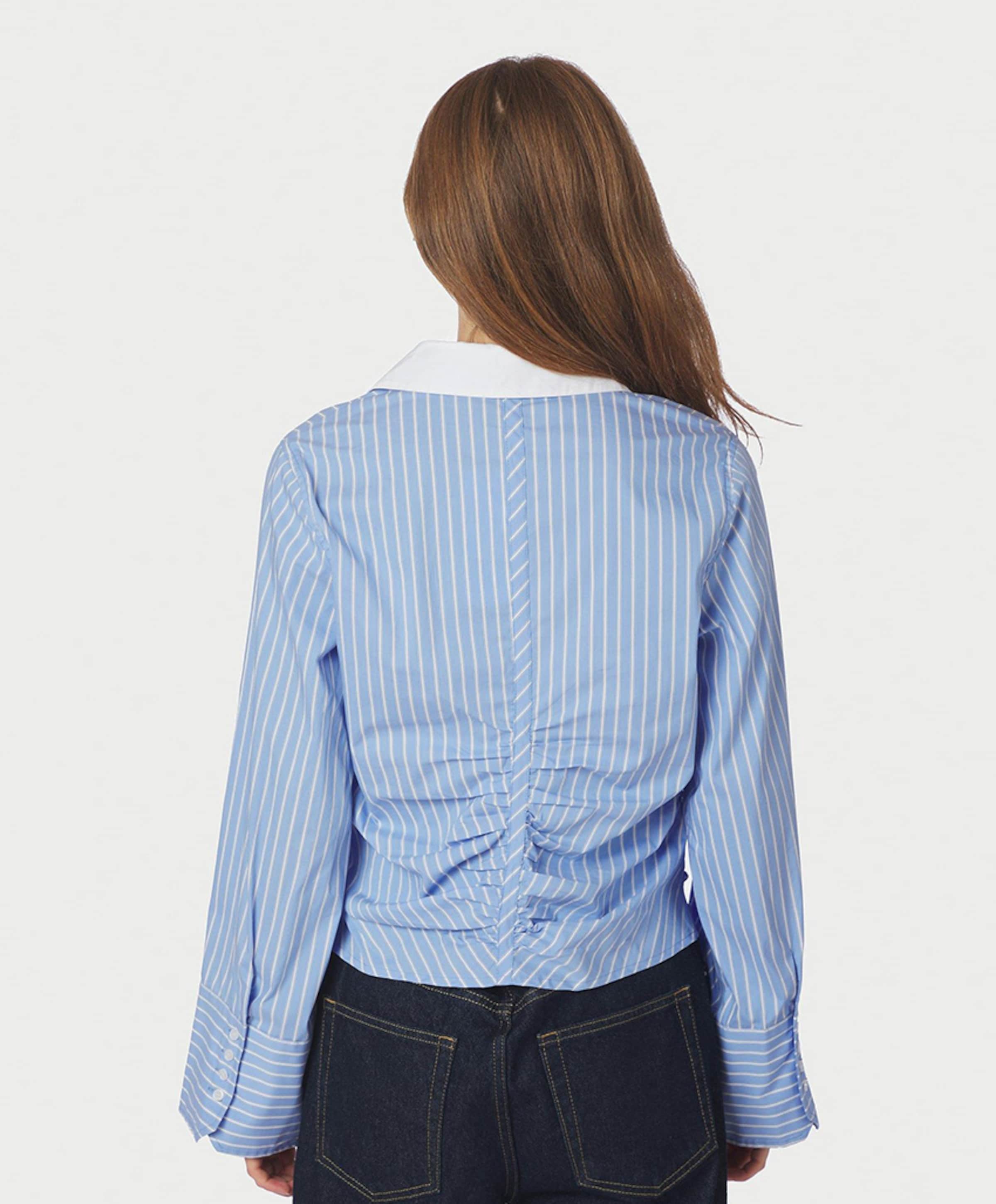 Neo Noir Dames blouse blauw