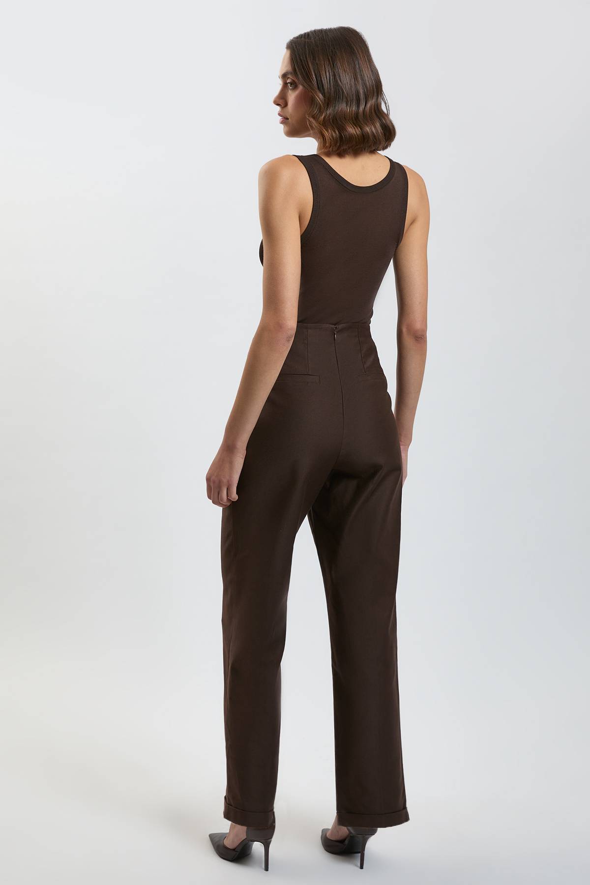 KarenMillen Pantalon Tailleur En Sergé Extensible