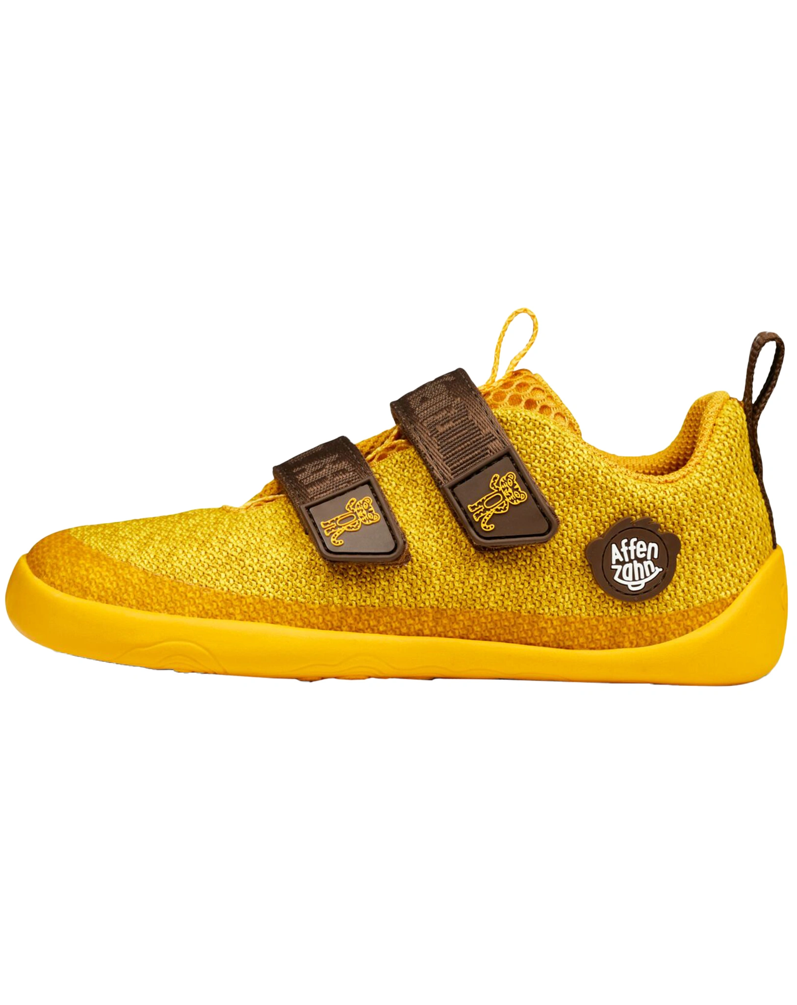 Strick-Halbschuhe HAPPY TIGER in gelb