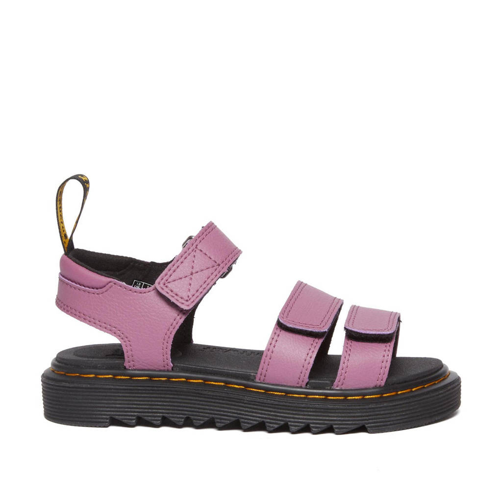 Dr. Martens Klaireleren sandalen paars