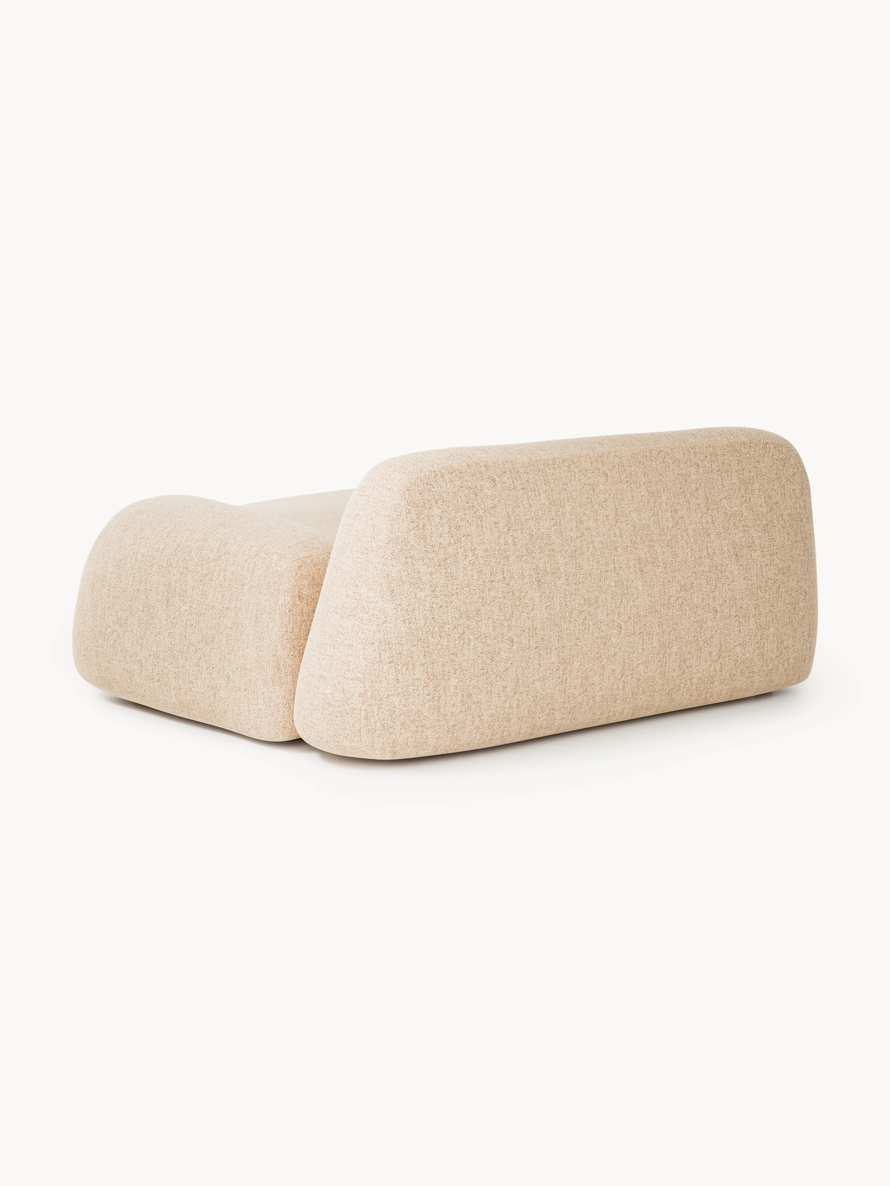 XL bouclé loungefauteuil Wolke