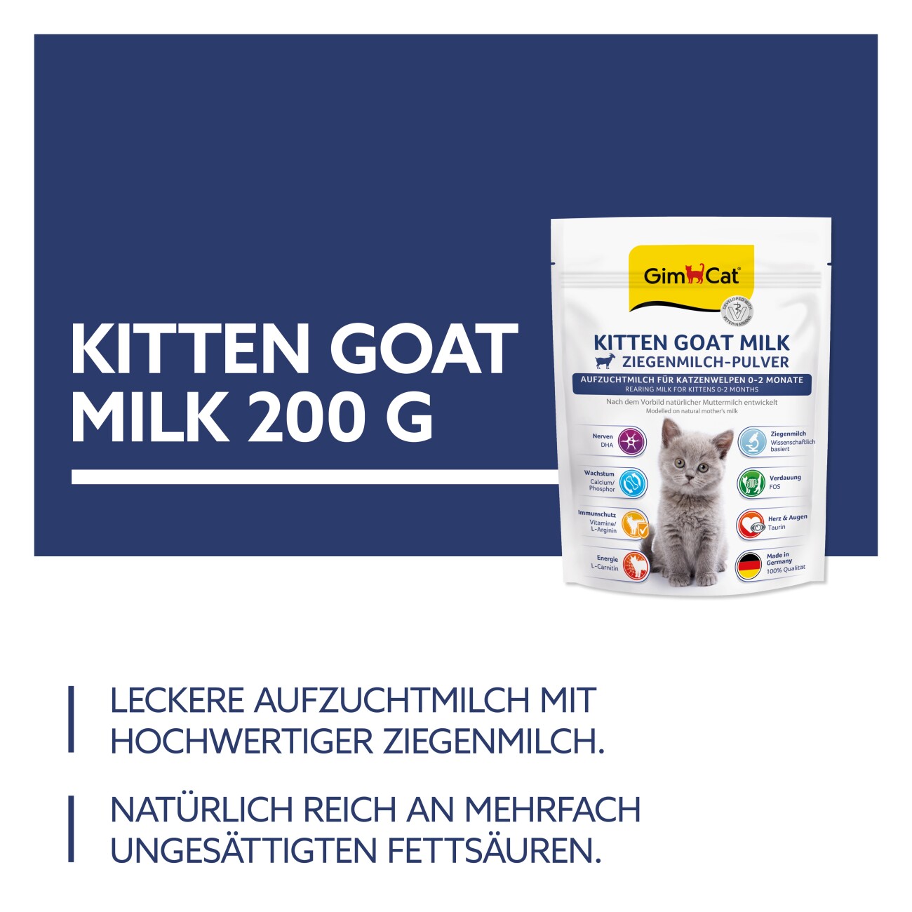 GimCat Kitten Goat Milk 200 g