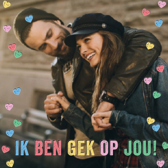 Greetz | Valentijnskaart | gek op jou