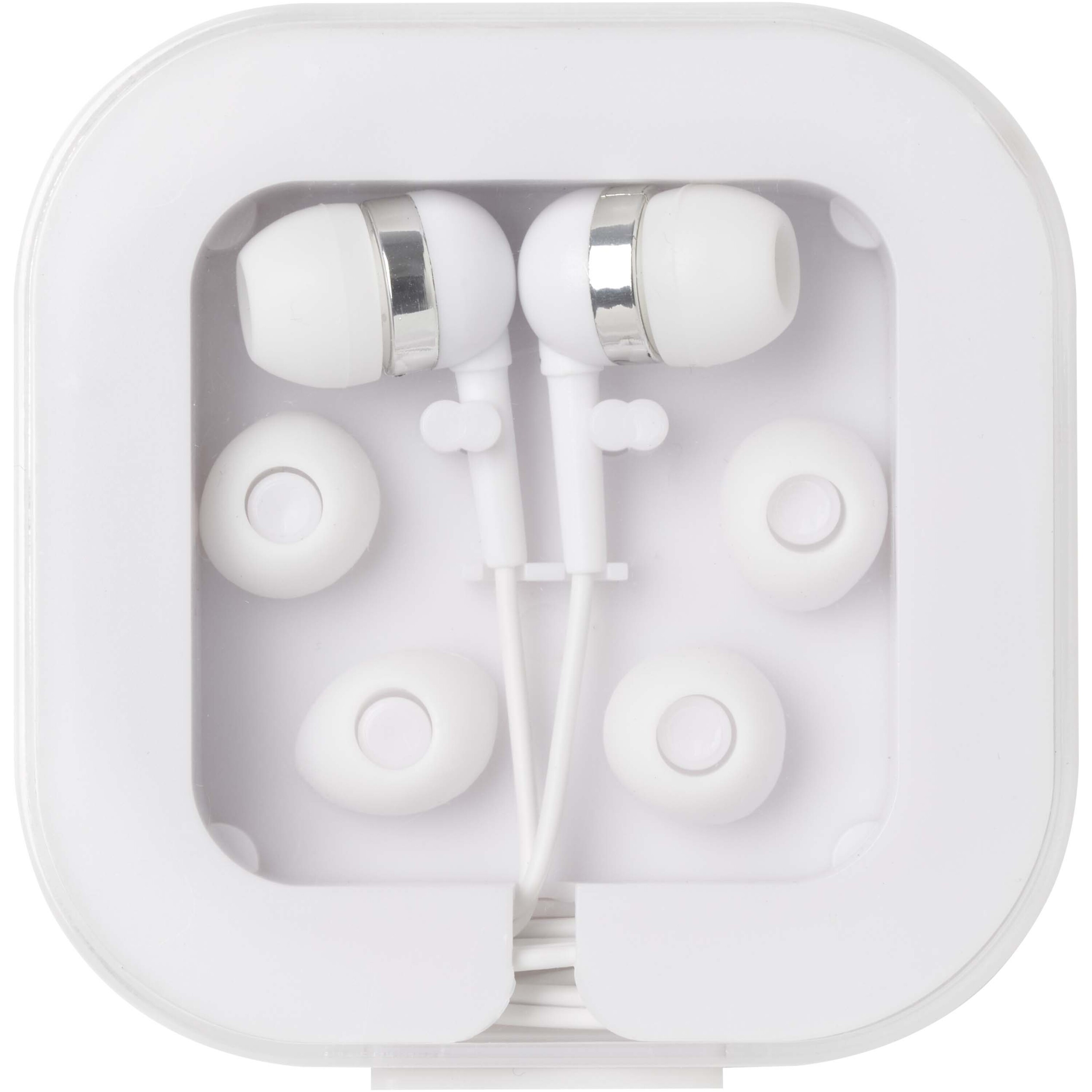 PF Concept 124437 - Écouteurs filaires type C Dofida avec étui de rangement en plastique recyclé
